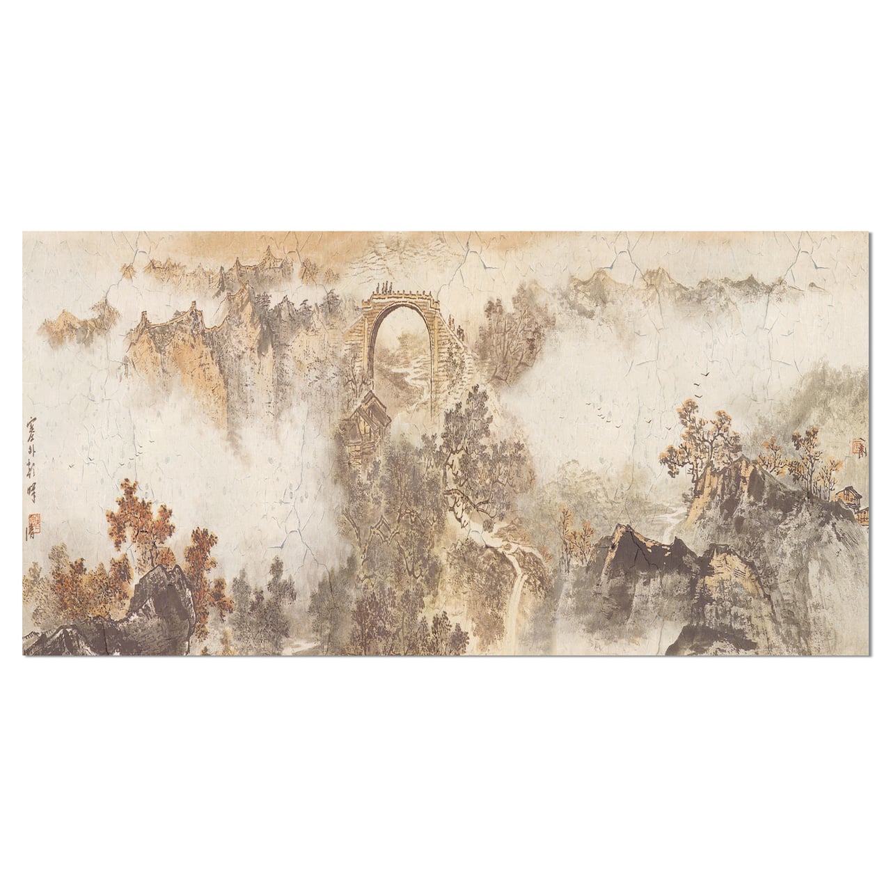 Designart - Nature in Vintage Style - Landscape Photography Canvas Print